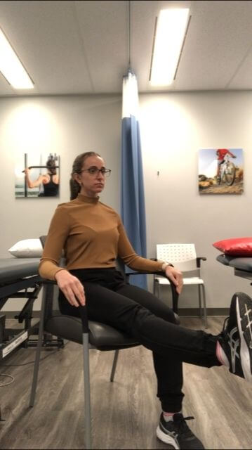 Demo of knee extension