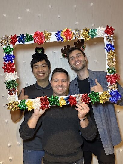 3 Guys having fun at PhysioPlus